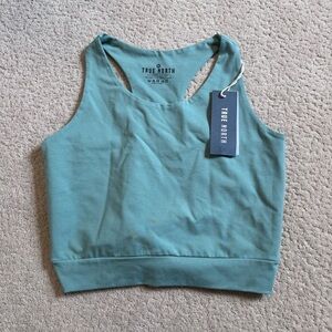NWT True North Organic Cotton Women’s Crop Top Medium Malachite Green T1220-30